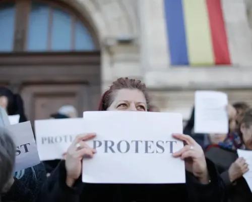 Protest al magistratilor, Foto: Inquam Photos / George Călin/hotnews.com
