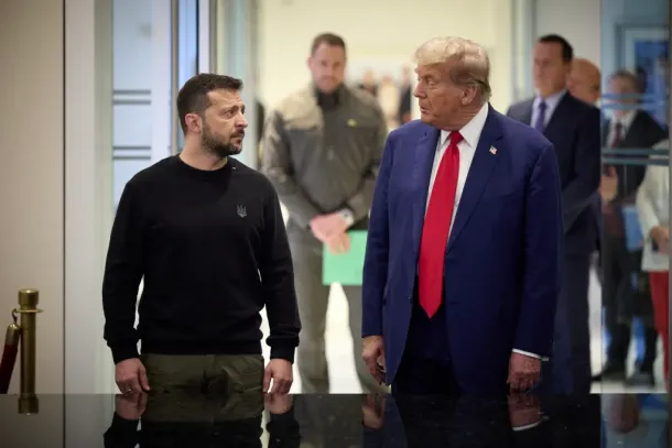 Întâlnire între Volodimir Zelenski și Donald Trump în septembrie 2024, la Trump Tower. Foto: ABACA / Abaca Press / Profimedia