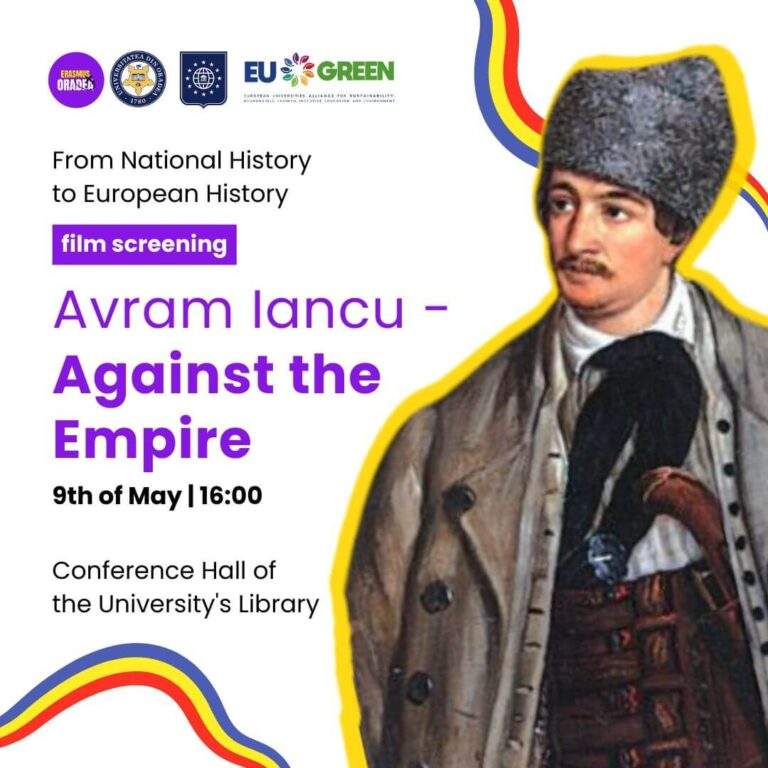 „Avram Iancu, împotriva Imperiului” proiecție eveniment la Universitatea din Oradea dedicată studenților străini