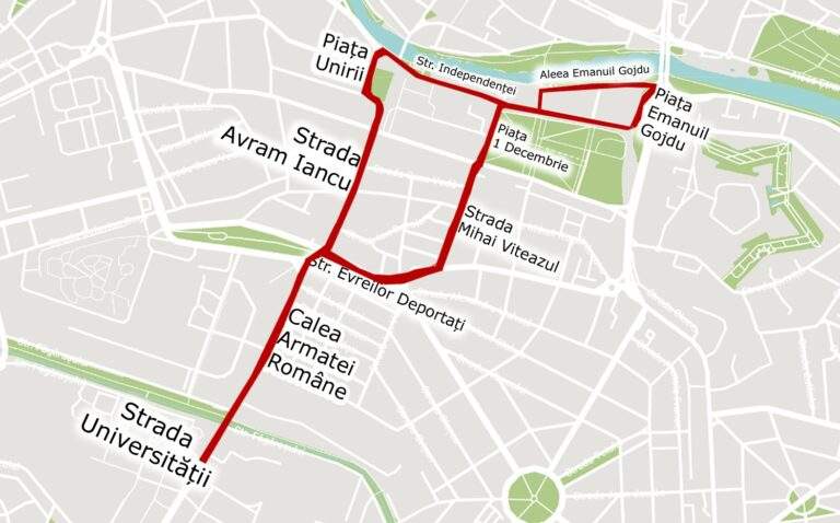 Restricții de circulație în zona central a Oradiei