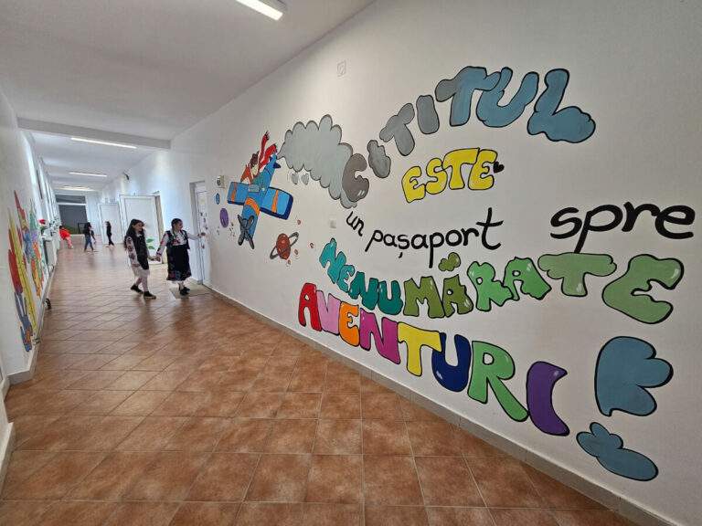 Școală din Bihor, renovată de un ONG. Înainte de șantier arăta deplorabil