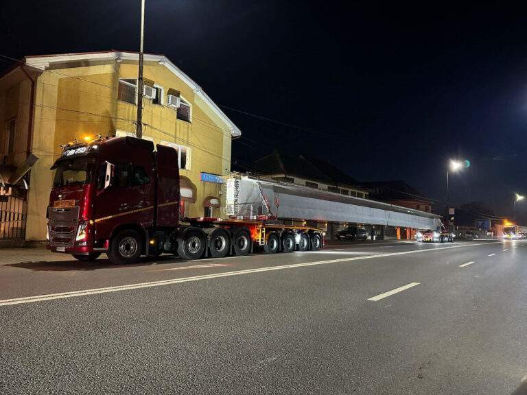 Primele grinzi pentru viaductul din Băile Felix