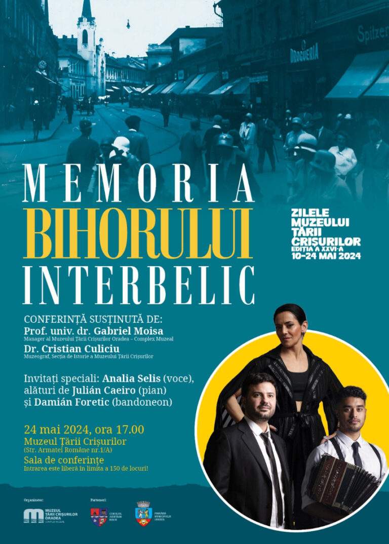Conferința „Memoria Bihorului interbelic”, cu invitați speciali din Argentina