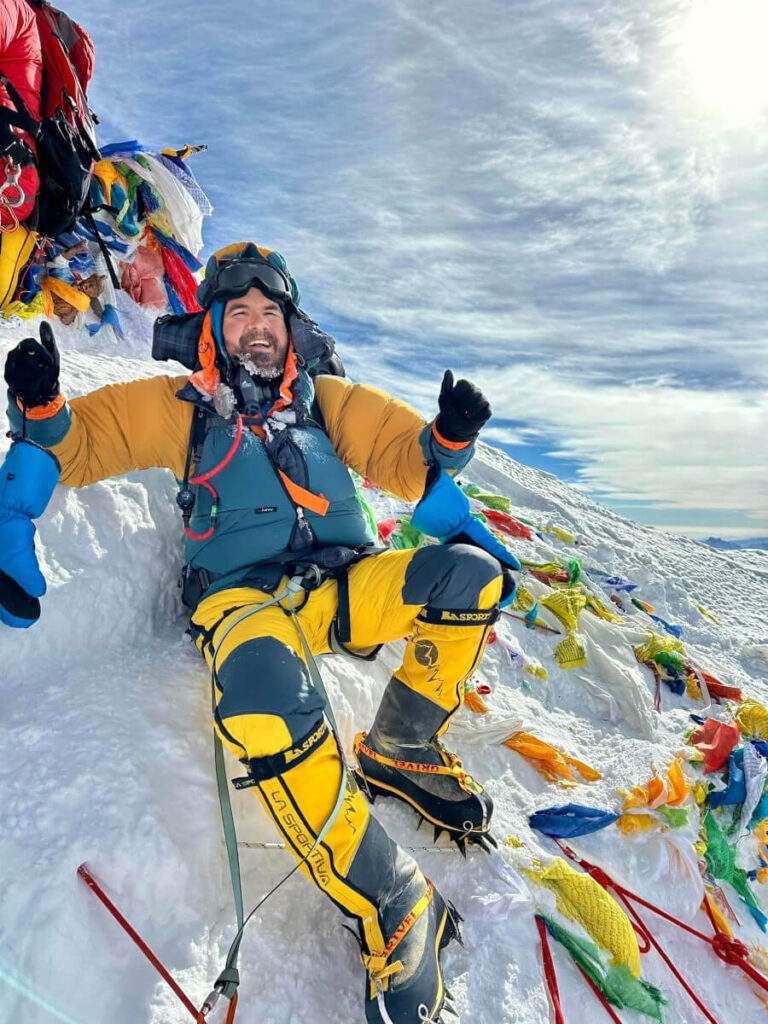Alpinist român pe Acoperișul Lumii
