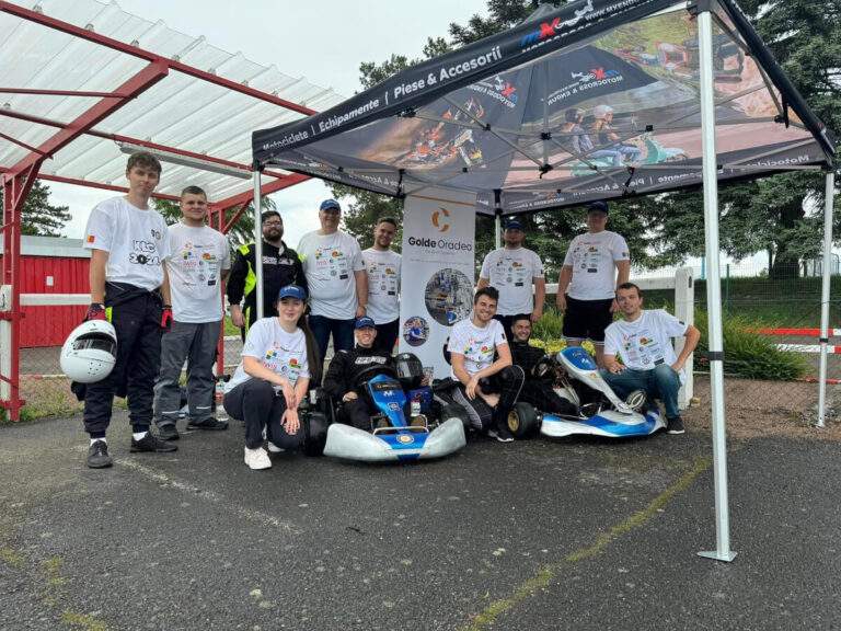 Mașinile Universității Oradea, pe podium la Kart Low Cost 2024