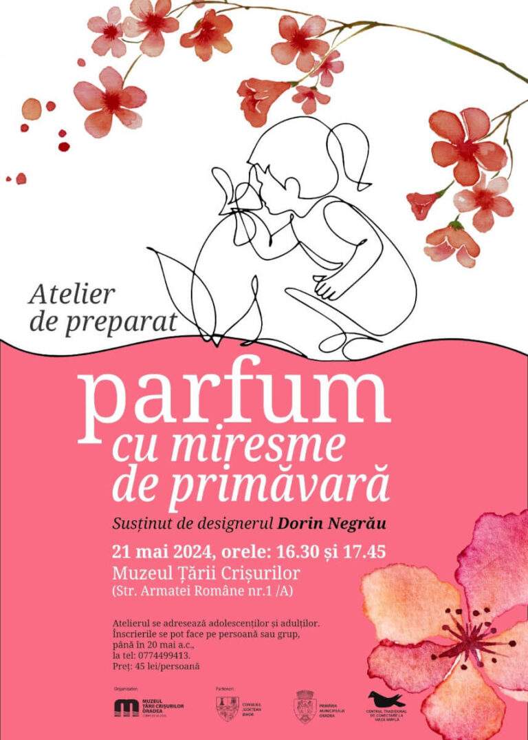 Atelier de preparat parfum cu miresme de primăvară