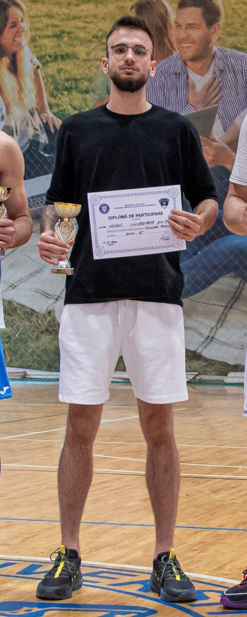 Sudentul orădean Luca Năstruț în „dream teamul” ediției 2024 a Campionatului Național de Baschet Masculin.