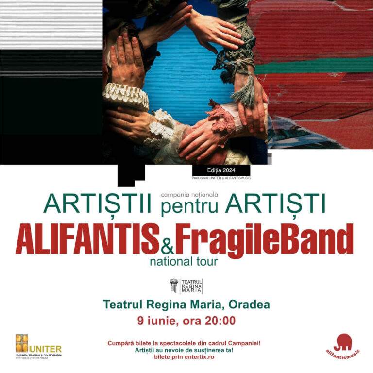 Alifantis & FragileBand: concert caritabil la Oradea în sprijinul artiștilor