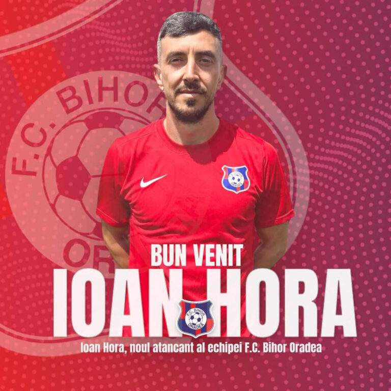 Fostul golgheter al României, Ioan Hora a semnat pentru două sezone cu FC Bihor
