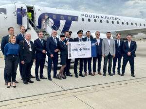 Inaugurare oficială. Prima cursă Varșovia-Oradea a aterizat pe Aeroportul Internațional Oradea-03