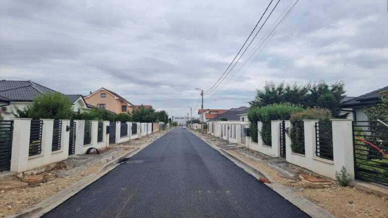 Străzi în curs de modernizare în Cartierul Grigorescu