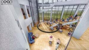 Lucrările de modernizare a Bibliotecii Județene avansează-04