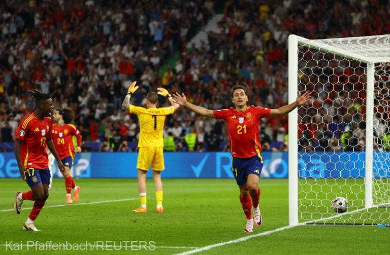 Selecţionata Spaniei a câştigat Campionatul European de fotbal – EURO 2024, duminică seara, pe Olympiastadion din Berlin, după ce a învins Anglia în finală, cu scorul de 2-1 (0-0)