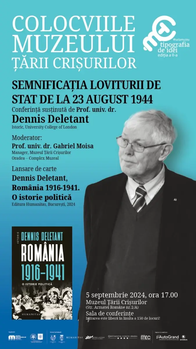Istoric din Londra, invitat la Muzeul Țării Crișurilor
