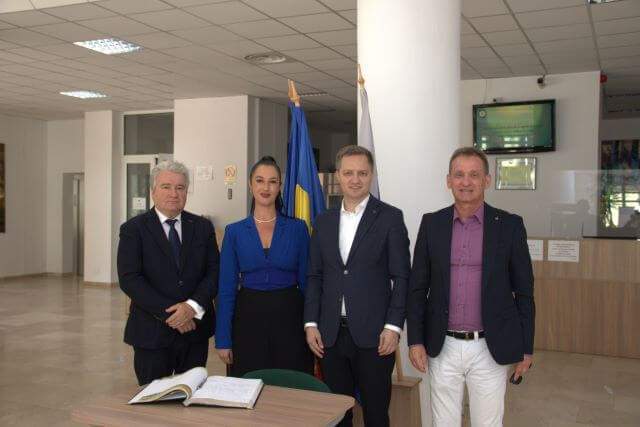 Adrian Dupu – secretar de stat în cadrul Departamentului pentru Relația cu Republica Moldova, al Guvernului României, a vizitat Universitatea din Oradea