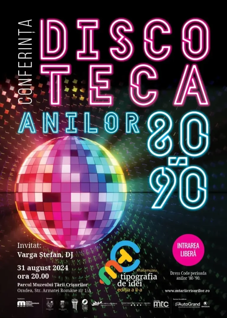 Seară retro la Muzeu: Discoteca anilor ’80-’90