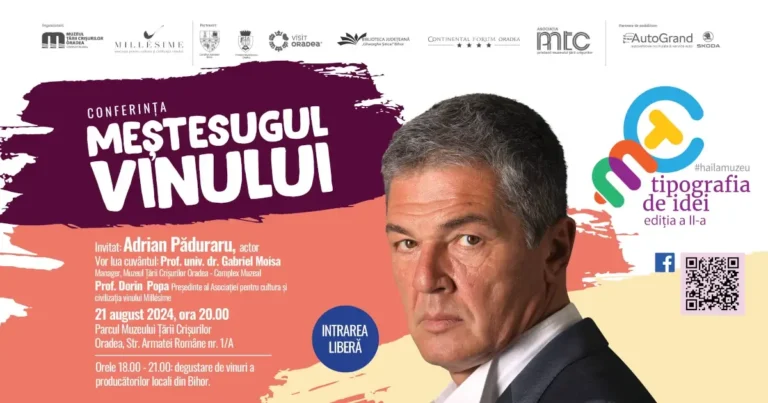 Meșteșugul vinului explicat de actorul Adrian Păduraru