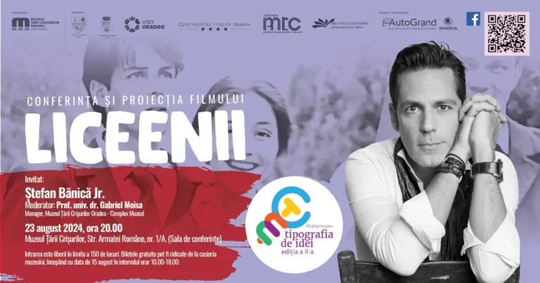 Filmul „Liceenii”, proiectat la Muzeu. Invitat Ștefan Bănică Jr.