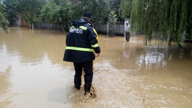 Cod portocaliu de inundații în Bihor. Vezi zonele vizate