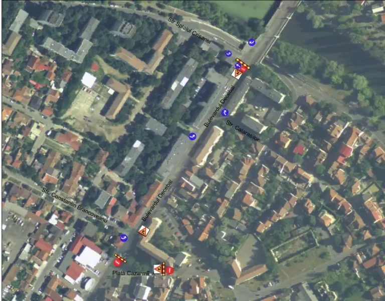 Noi restricții de circulație în zona Decebal
