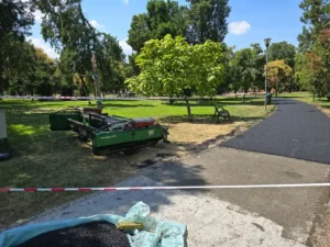 Pistă din tartan pentru alergare, în Parcul Olosig-02