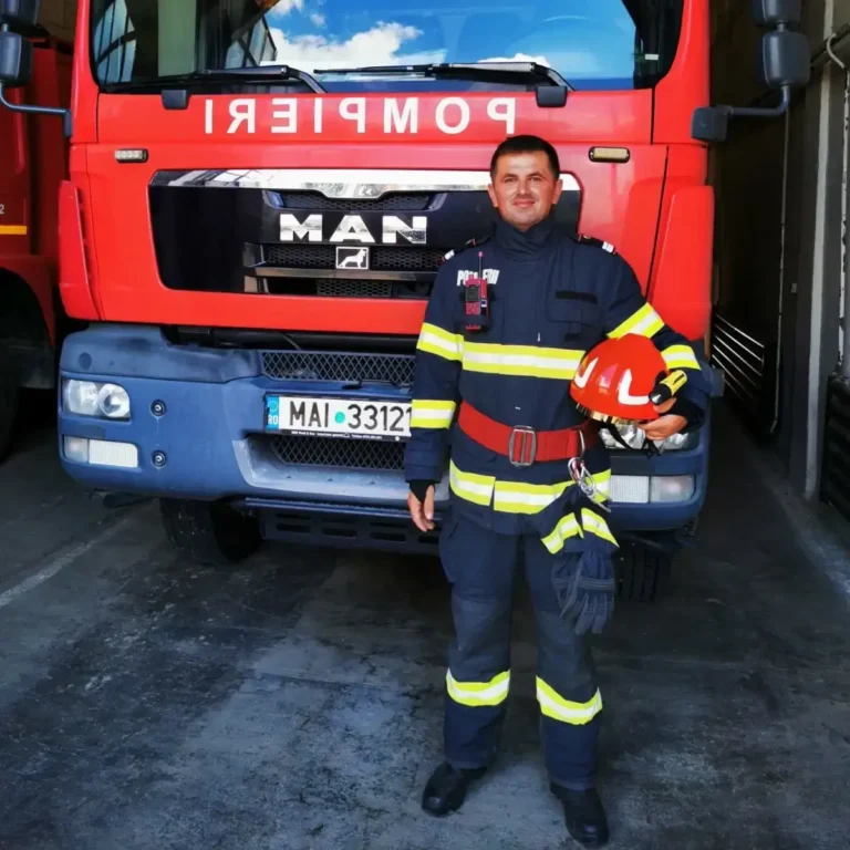 Pompierul bihorean Liviu Căbuță, erou pentru o familie din Brusturi