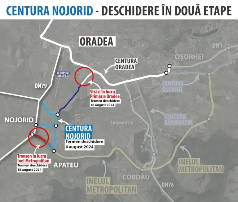 S-a deschis parțial circulația pe Centura Nojorid