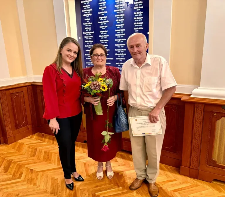 31 de cupluri felicitate de Primăria Oradea, cu ocazia Nunții de Aur