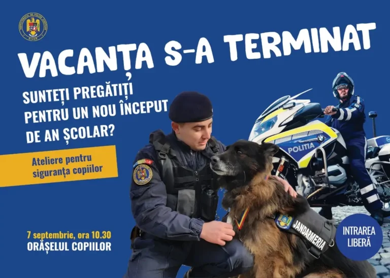 „Vacanța s-a terminat. Sunteți pregătiți pentru un nou an școlar?”