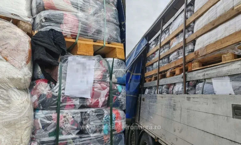 Aproximativ 30 de tone de deșeuri, oprite la intrarea în țară