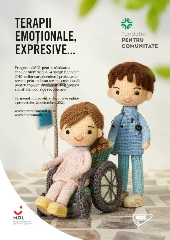 MOL România și Fundația Pentru Comunitate lansează o nouă ediție a Programului MOL pentru sănătatea copiilor. Crește valoarea finanțării acordate