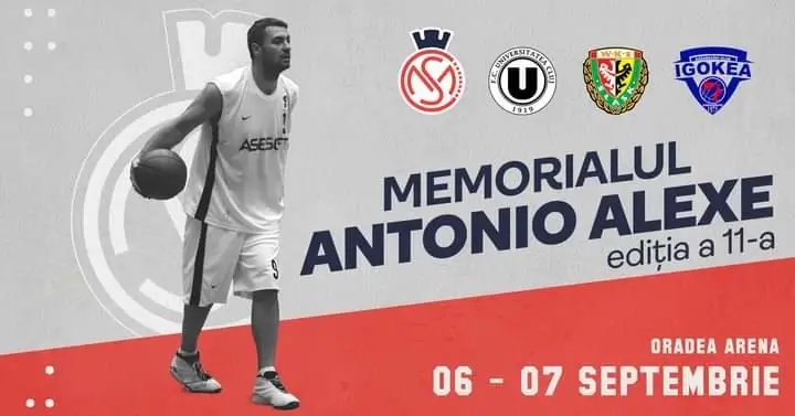 Un weekend dedicat baschetului, la Oradea Arena. Memorialul Antonio Alexe, ediția a XI-a
