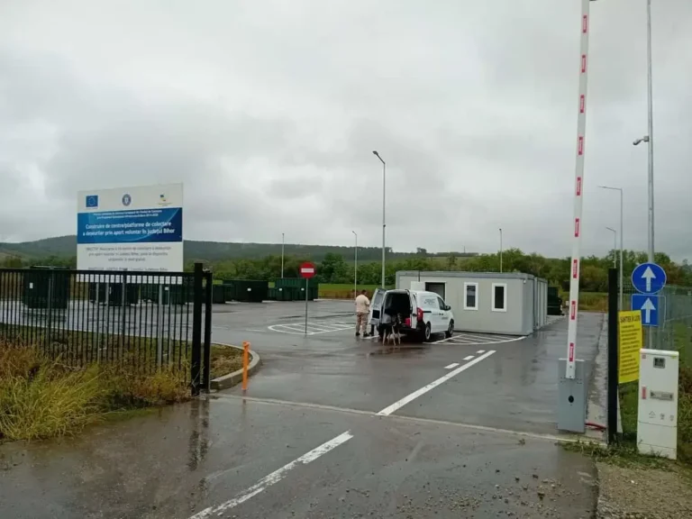 Noi platforme de colectare a deșeurilor mari, deschise în Bihor