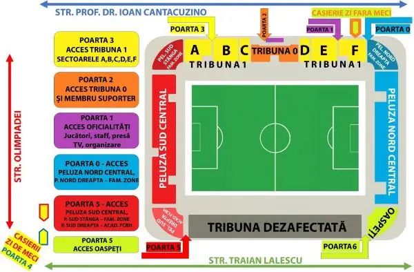 Tot ce trebuie să știți despre biletele și accesul la meciul cu CSA Steaua pe stadionul Iuliu Bodola