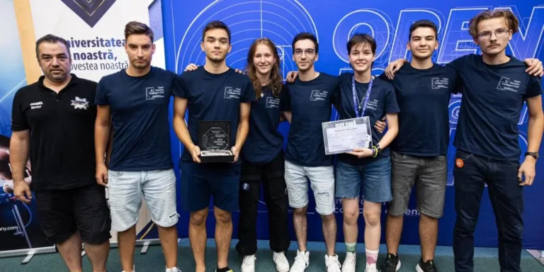 Echipa de robotică a Colegiului Național „Mihai Eminescu” din Oradea, premiată la Open Robotics Intelligent Grid