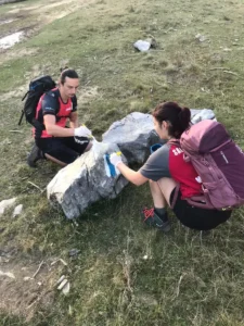 salvamont 4-Un bărbat a căzut de la înălțime în zona Vârtop