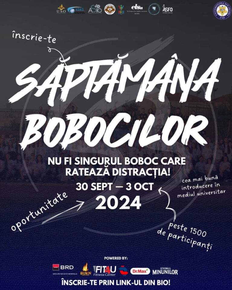 „Săptămâna bobocilor” 2024 la Universitatea din Oradea. Tinerii lansează „Ghidul șmecherului”
