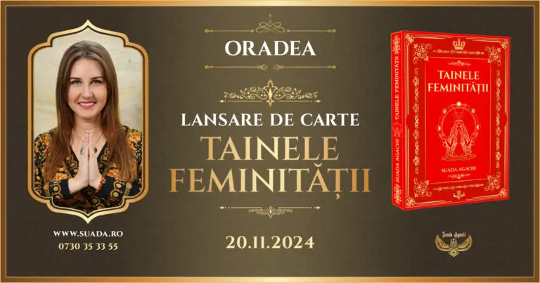 Suada Agachi invită orădencele să-și descopere puterea interioară