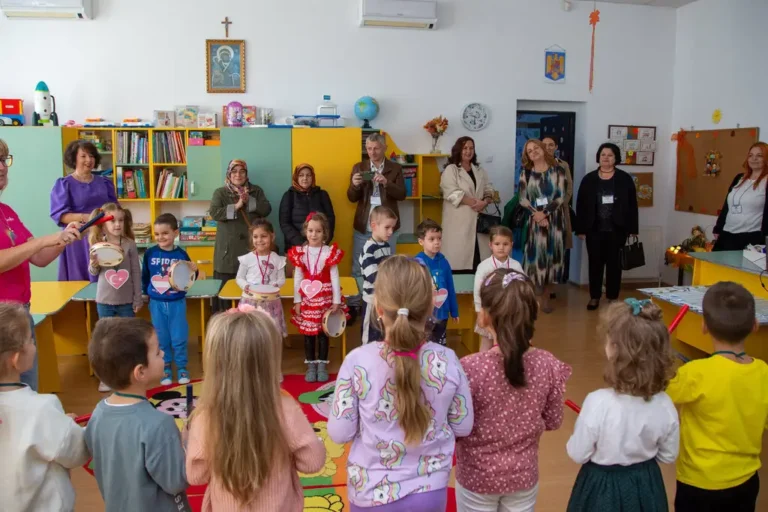 Musafiri din mai multe țări la Grădinița cu Program Prelungit nr. 56 din Oradea
