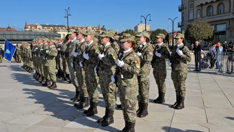 Premieră la Oradea: Studenții mediciniști militari au depus jurământul