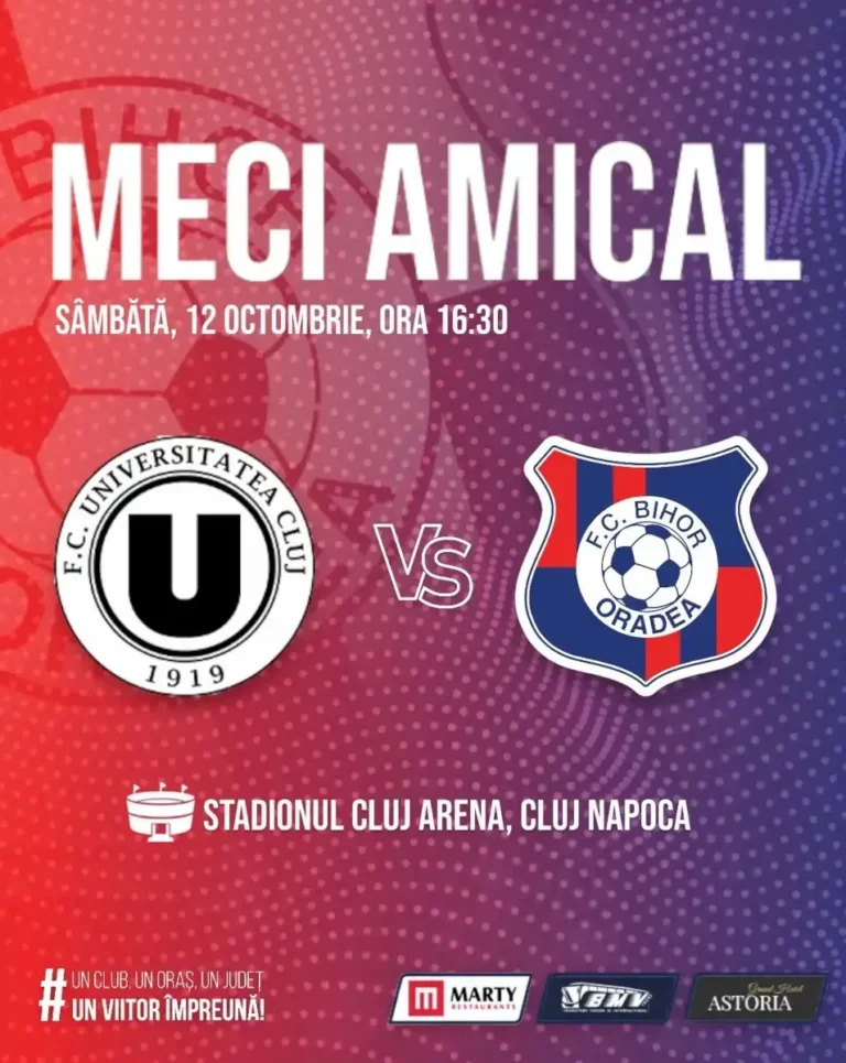 Sâmbătă, de la ora 16:30, FC Bihor întâlnește liderul Superligii, în deplasare