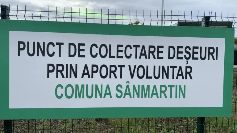 Se deschide platforma de deșeuri din Sânmartin