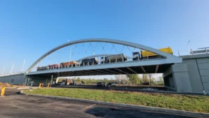 Teste de rezistență la pasajul intermodal de pe Calea Borșului-03 Foto: CJ Bihor
