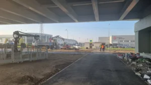 Teste de rezistență la pasajul intermodal de pe Calea Borșului-07 Foto: CJ Bihor