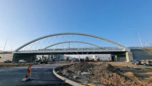 Teste de rezistență la pasajul intermodal de pe Calea Borșului-10 Foto: CJ Bihor