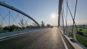 Teste de rezistență la pasajul intermodal de pe Calea Borșului-24 Foto: CJ Bihor