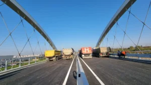 Teste de rezistență la pasajul intermodal de pe Calea Borșului-27 Foto: CJ Bihor