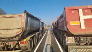 Teste de rezistență la pasajul intermodal de pe Calea Borșului-29 Foto: CJ Bihor