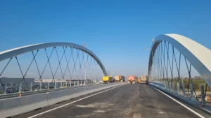 Teste de rezistență la pasajul intermodal de pe Calea Borșului-30 Foto: CJ Bihor