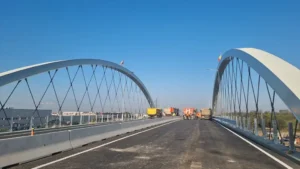 Teste de rezistență la pasajul intermodal de pe Calea Borșului-31 Foto: CJ Bihor